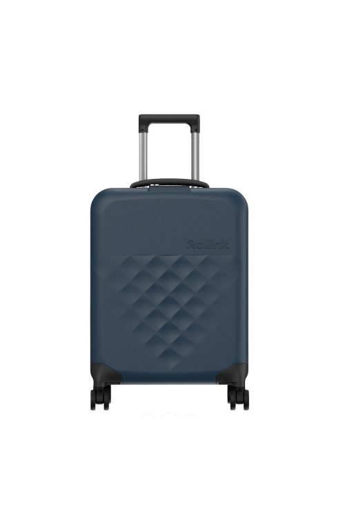 Suitcase hand luggage foldable Rollink Vega360 4 wheel 55cm atlantic blue