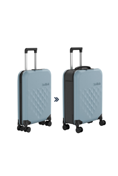 Suitcase hand luggage foldable Rollink Vega360 4 wheel 55cm aron
