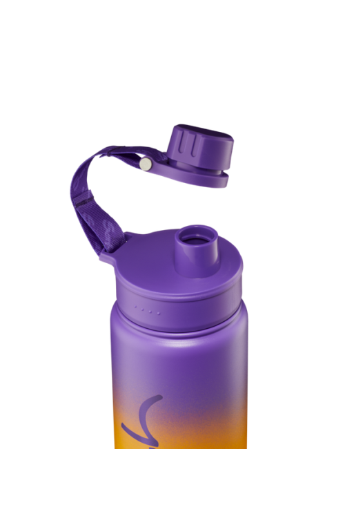 Satch drinking bottle stainless steel Purple Graffiti