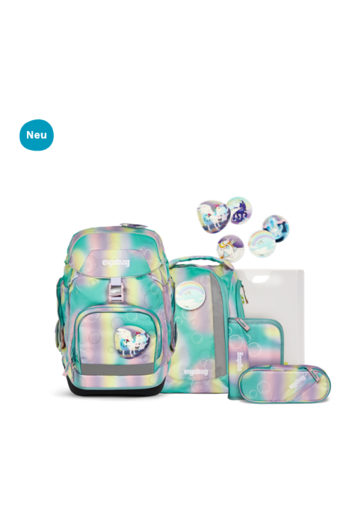 ergobag pack school backpack set 6 pieces ZauBärwelt Glow
