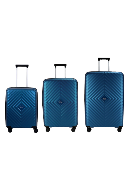 Ultralight suitcase set Unlimit Fey 3 pieces 4 wheel