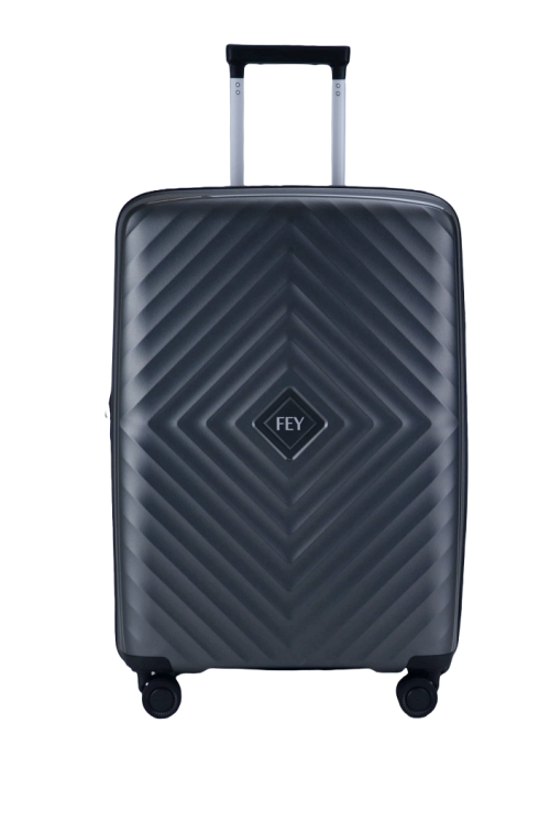 Suitcase Unlimit Fey 65cm expandable 4 wheels Charcoal