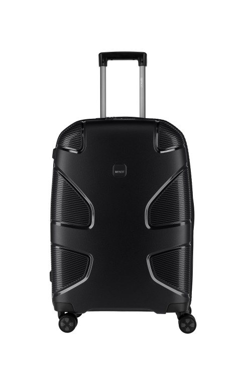 Suitcase Medium Unpacked IP1 67 cm 4 wheels black