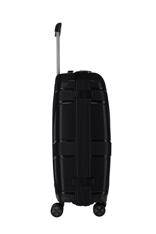 Suitcase Medium Unpacked IP1 67 cm 4 wheels black