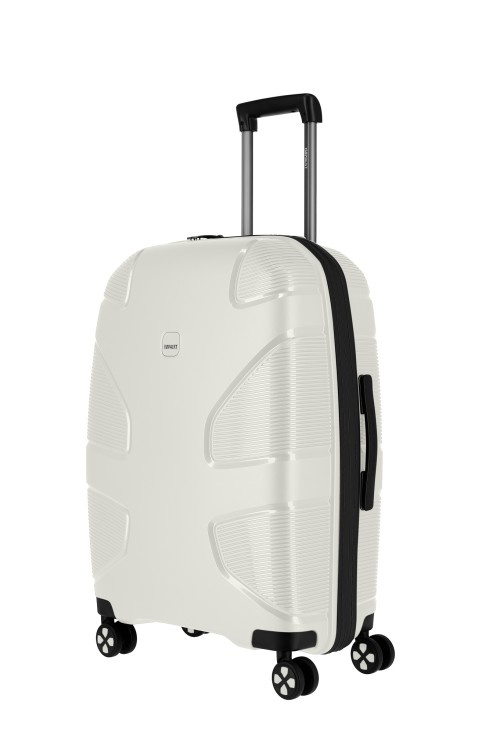 Suitcase Medium Unpacked IP1 67 cm 4 wheels white