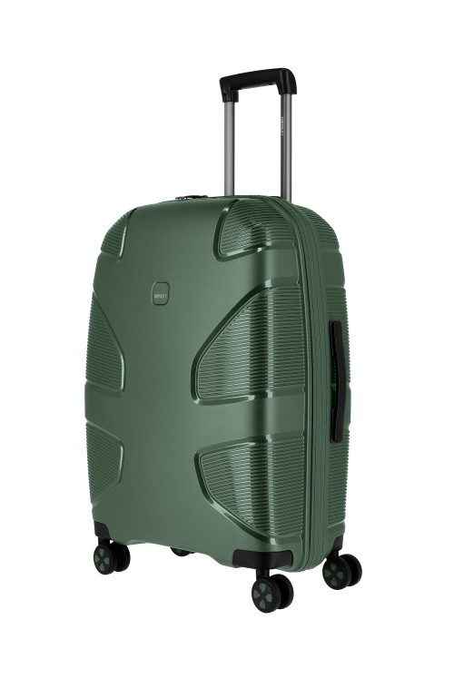Suitcase Medium Unpacked IP1 67 cm 4 wheels green