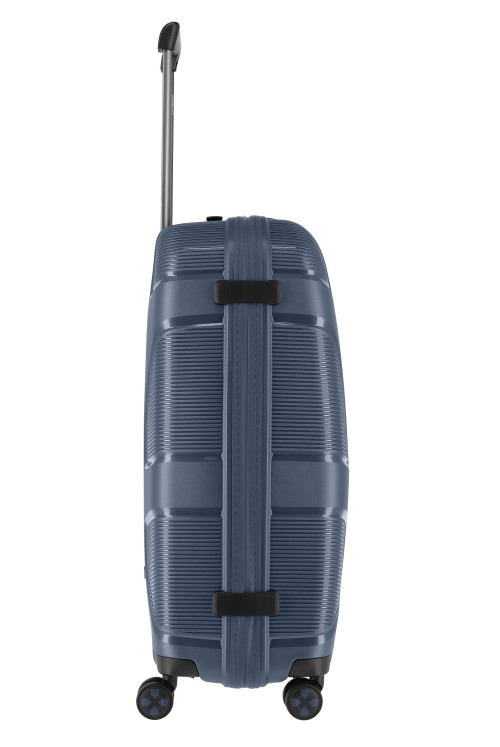 Suitcase Large Unpacked IP1 76 cm 4 wheels blue