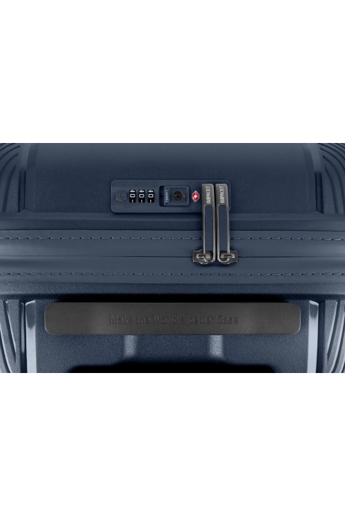 Suitcase Large Unpacked IP1 76 cm 4 wheels blue