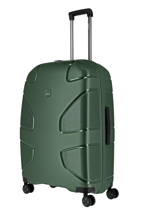 Suitcase Large Unpacked IP1 76 cm 4 wheels green