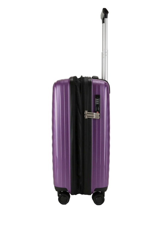 Koffer Handgepäck Unlimit Fey 55cm erweiterbar 4 Rad Purple