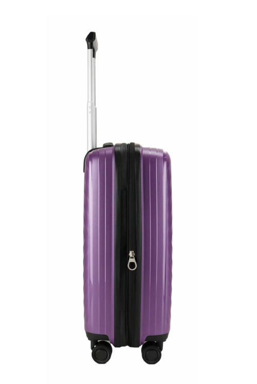 Hand luggage Unlimit Fey 55cm expandable 4 wheels Purple