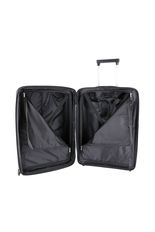 Koffer Handgepäck Unlimit Fey 55cm erweiterbar 4 Rad Charcoal