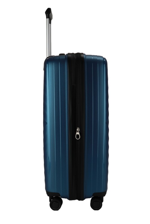 Suitcase Unlimit Fey 65cm expandable 4 wheels Petrol