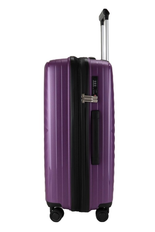 Suitcase Unlimit Fey 65cm expandable 4 wheels Purple