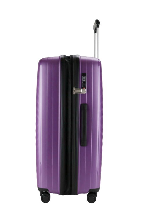 Suitcase Unlimit Fey 75cm expandable 4 wheels Purple