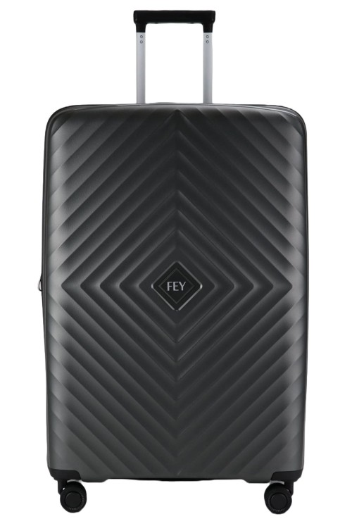 Suitcase Unlimit Fey 75cm expandable 4 wheels Charcoal