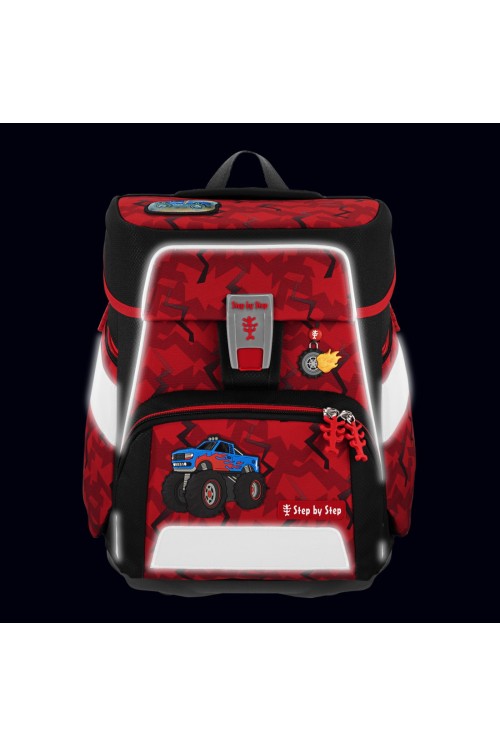 School backpack set Step by Step Space 5 pieces Monster Truck Rocky