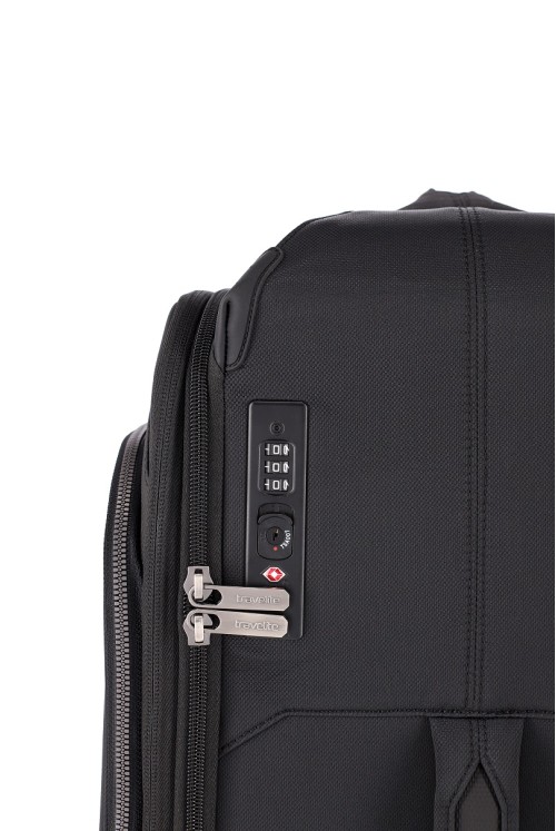 Suitcase Travelite Priima Hand luggage 55cm 4 wheel expandable black