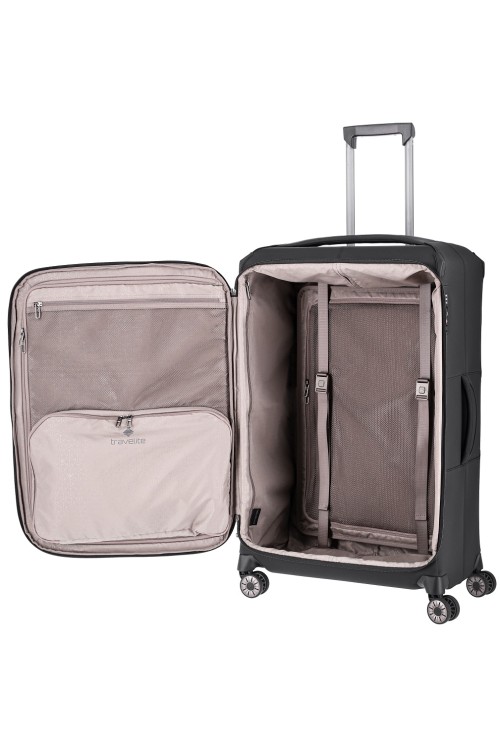 Suitcase Travelite Priima Large 79cm 4 Wheels expandable black