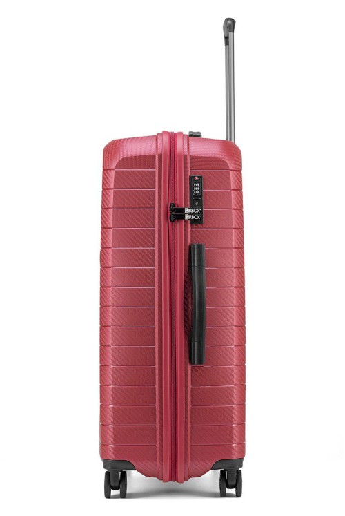 Suitcase L AIRBOX AZ18 74cm 4 wheel Rasperry Red