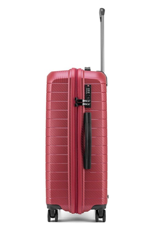 Koffer Medium AIRBOX AZ18 66cm 4 Rad Rasperry Red