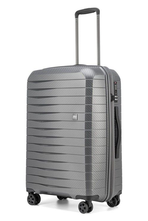 Suitcase Medium AIRBOX AZ18 66cm 4 wheels Carbon Grey