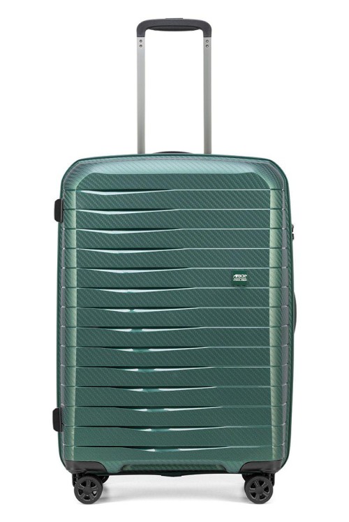 Suitcase Medium AIRBOX AZ18 66cm 4 wheels Forest Green