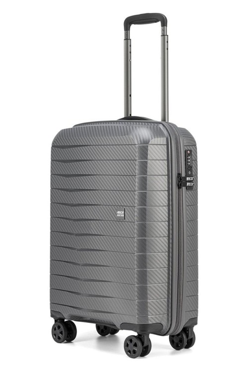 Handgepäck Koffer AIRBOX AZ18 55cm 4 Rad Carbon Grey