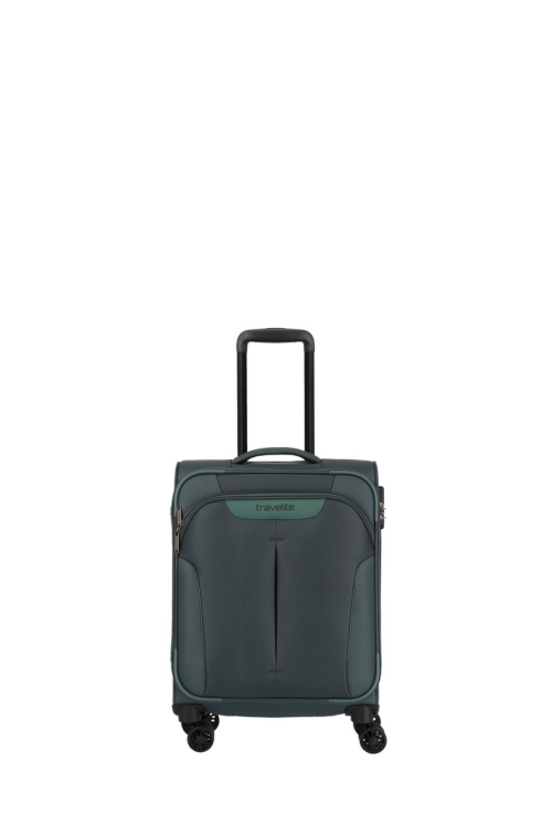 Soft luggage suitcase set Travelite Croatia 3 pieces Fir green