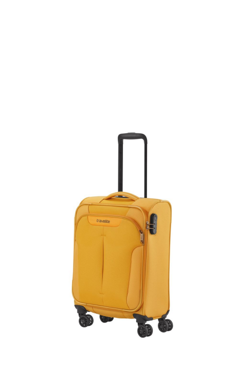 Soft luggage suitcase set Travelite Croatia 3 pieces Curry