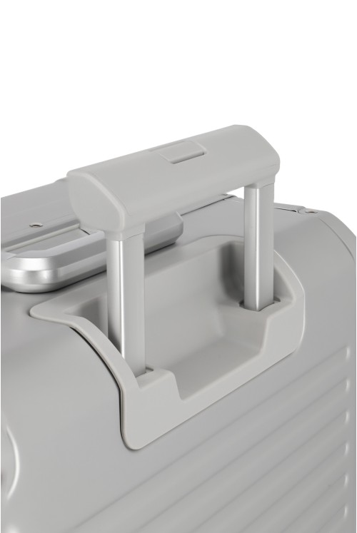 Aluminium Koffer Travelite NEXT 55 4 Rad Handgepäck silber