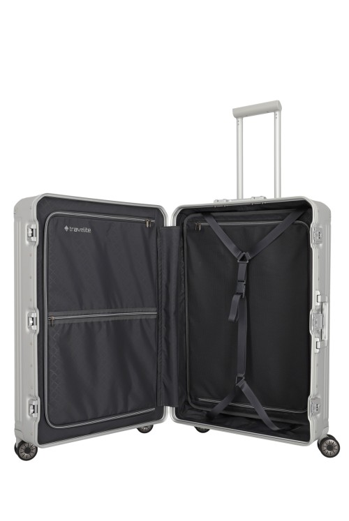 Aluminum case Travelite NEXT 77cm L, silver