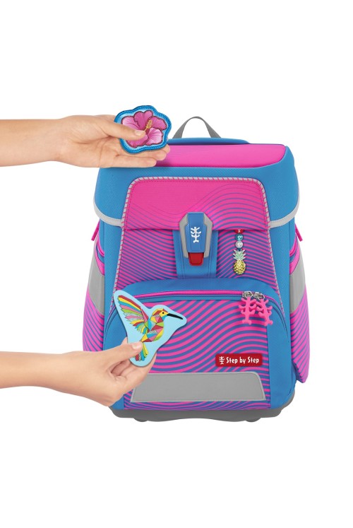 copy of School backpack set Step by Step Space NEON Kolibri Kaja