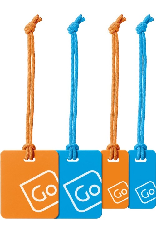 Go Travel Luggage Labels Family Pack 4pc
