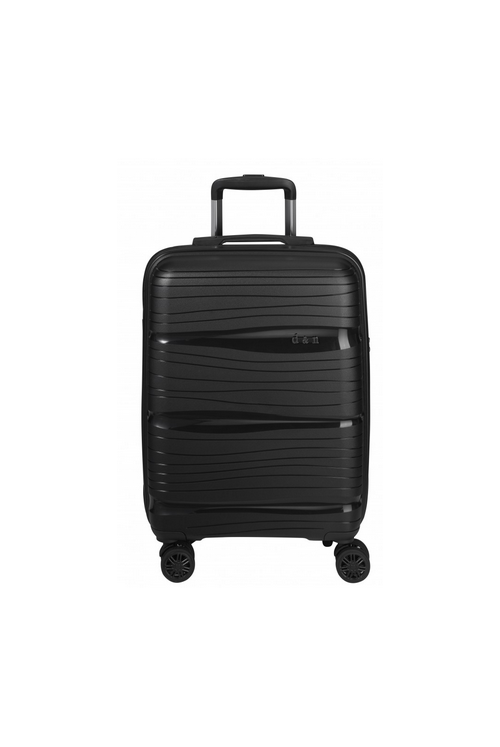 D+N hand luggage 55cm S 4 wheel 4350 black