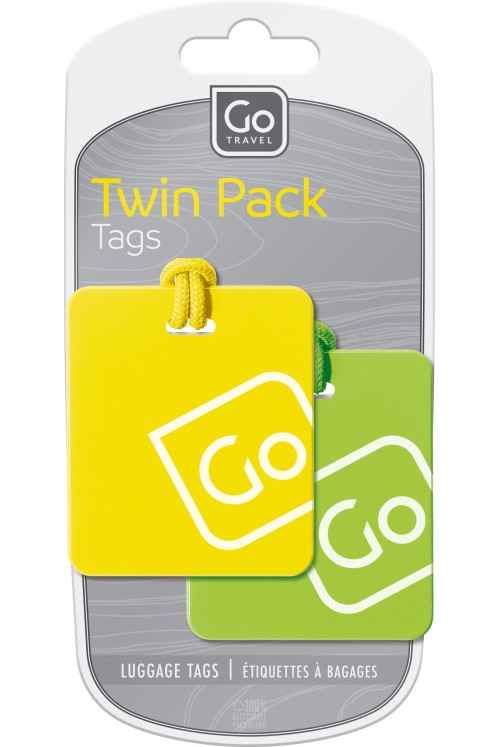 Go Travel Luggage Labels 2 Pieces
