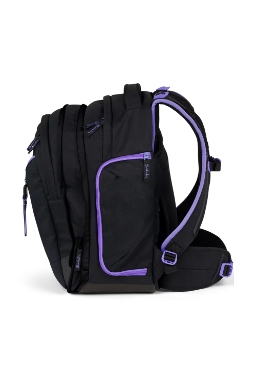 Satch Match school backpack Purple Phantom